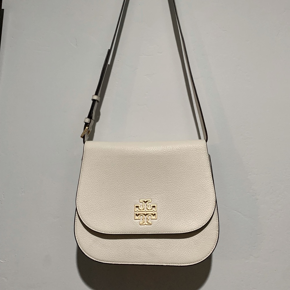 Tory Burch Saddle Bag White